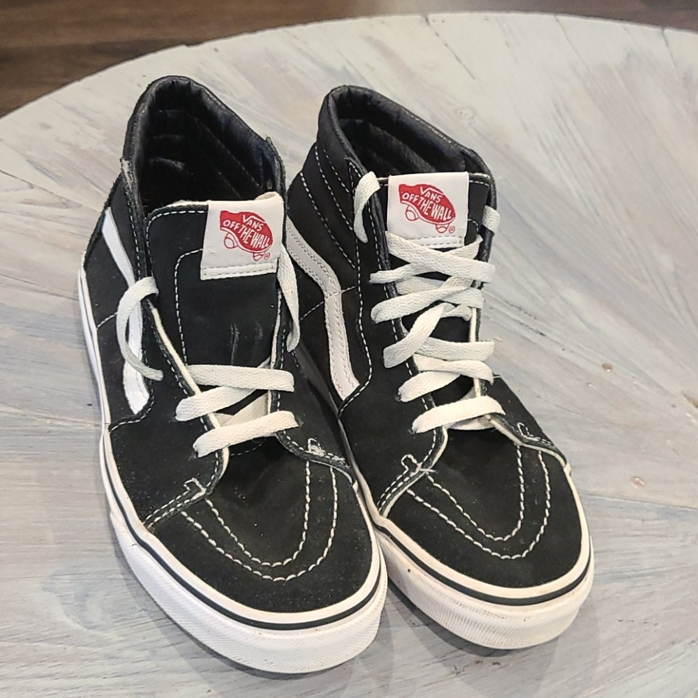 Vans old skool high top sneakers / runners blk & wht
